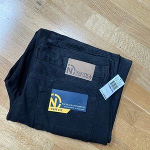 NWT Vintage Nautica jeans company size 38W 32L black